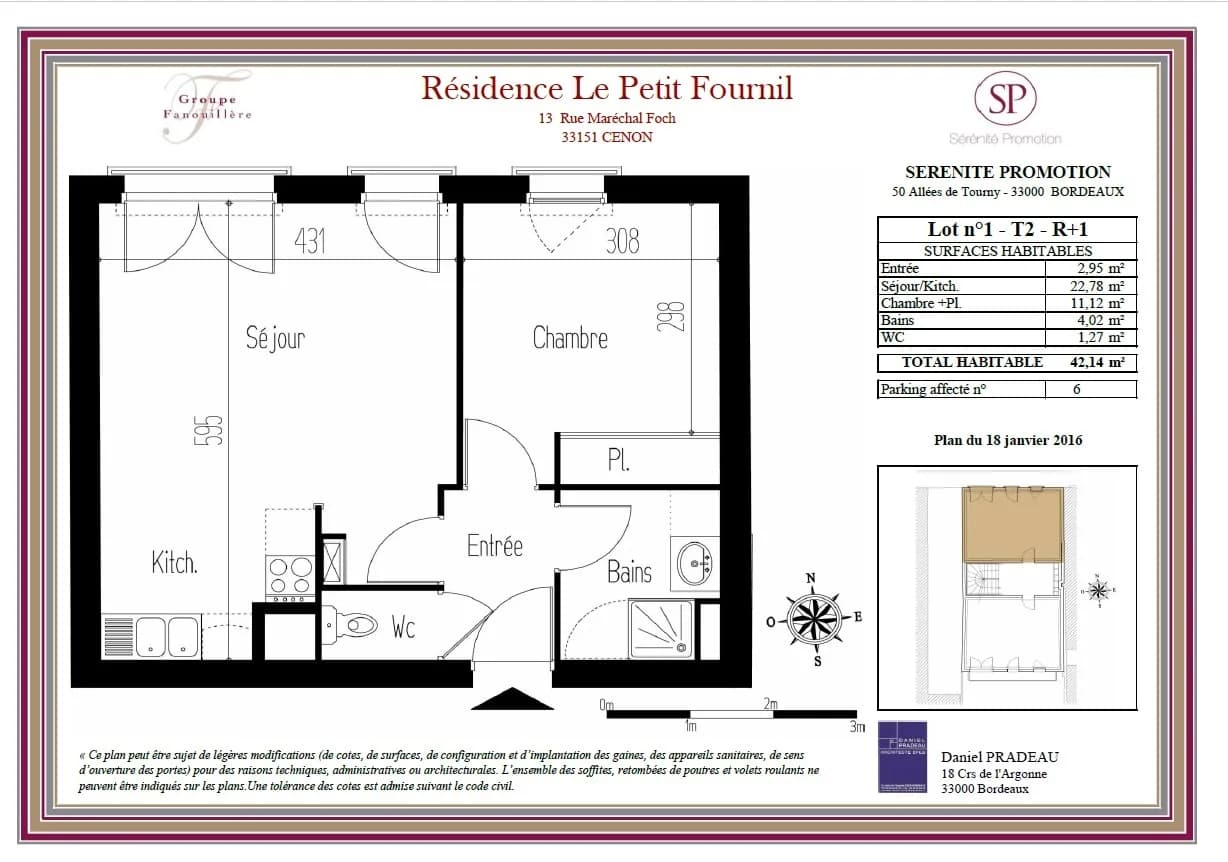 Appartement T2 meublé - Cenon Gare · photo 5